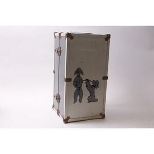 Vintage Doll Wardrobe Trunk for Storage and Display ~ 260202-WH 1006